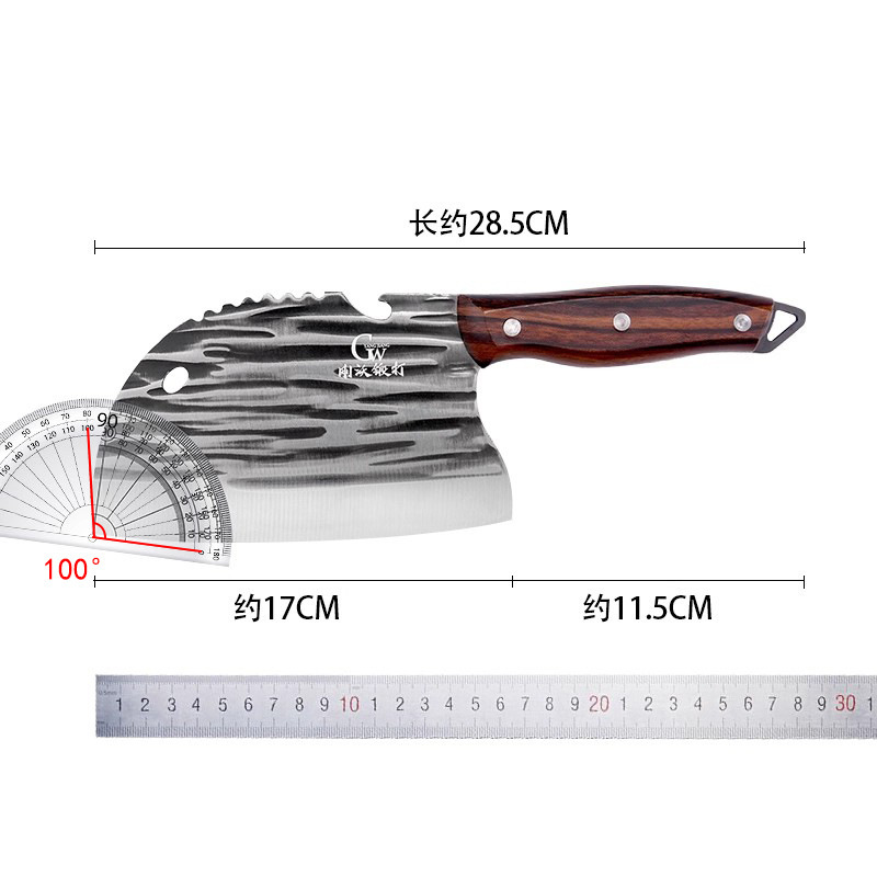 Cuchillo de corte de hueso, cuchillo de corte de carne, cuchillo de cocina, cuchillo de acero inoxidable, cuchillo de cocina
