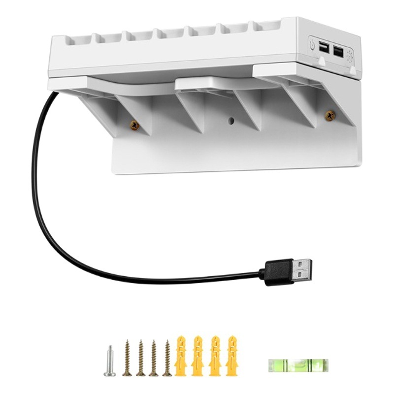 Consola de juegos transfronteriza PS5 soporte de pared soporte de almacenamiento de host soporte de mango PS5 soporte de iluminación de pared