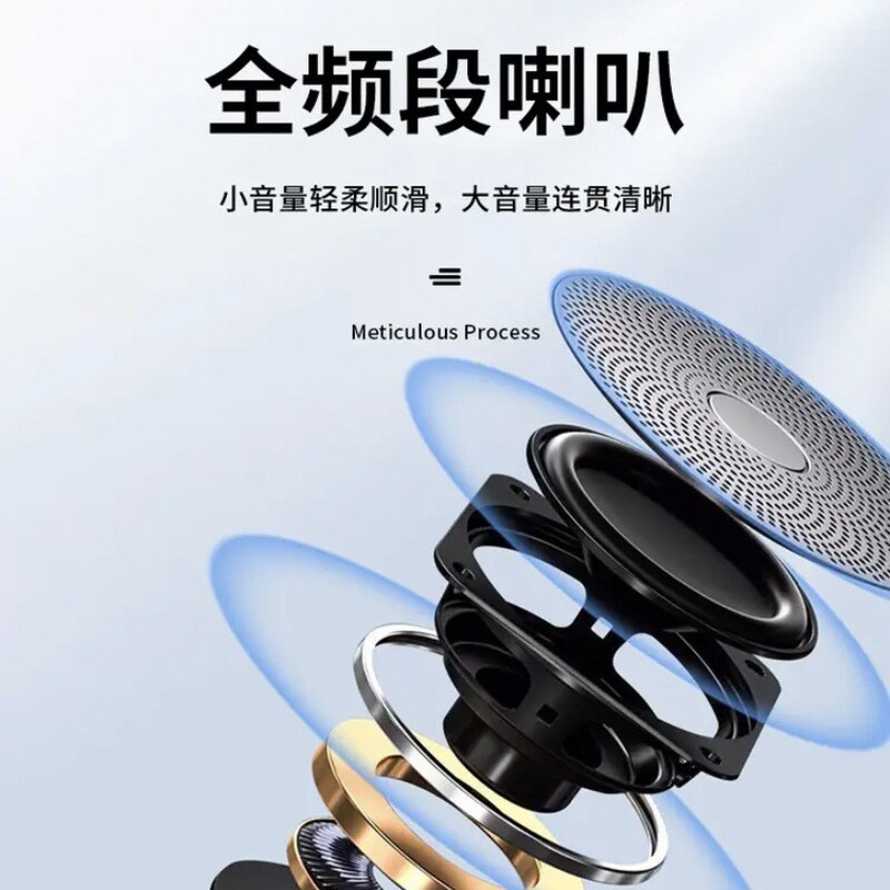 爆款跨境电商蓝牙音箱 usp家用无线串联便携式桌面小型低音炮音箱|undefined