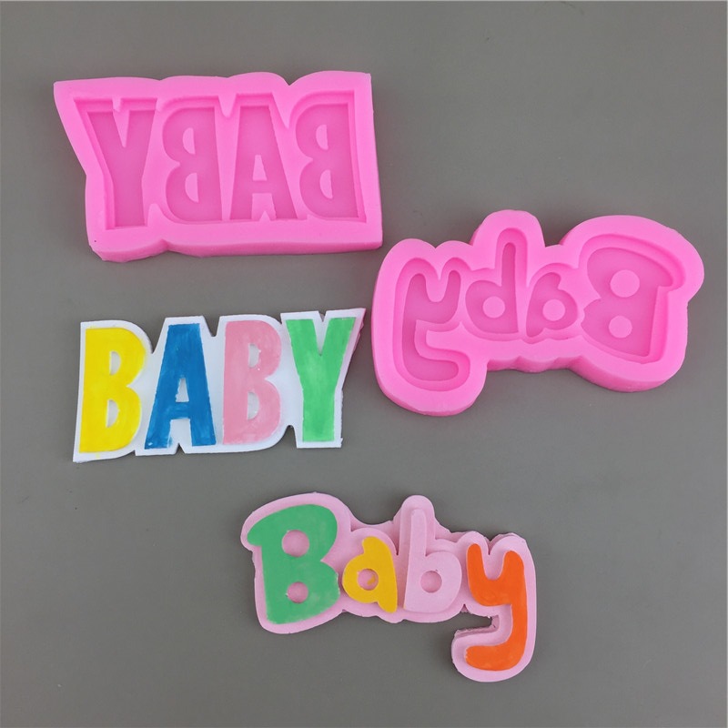 Детский день серии Baby Baby силиконовые формы для поворот сахара Шоколадное печенье торт декоративный инструмент торт