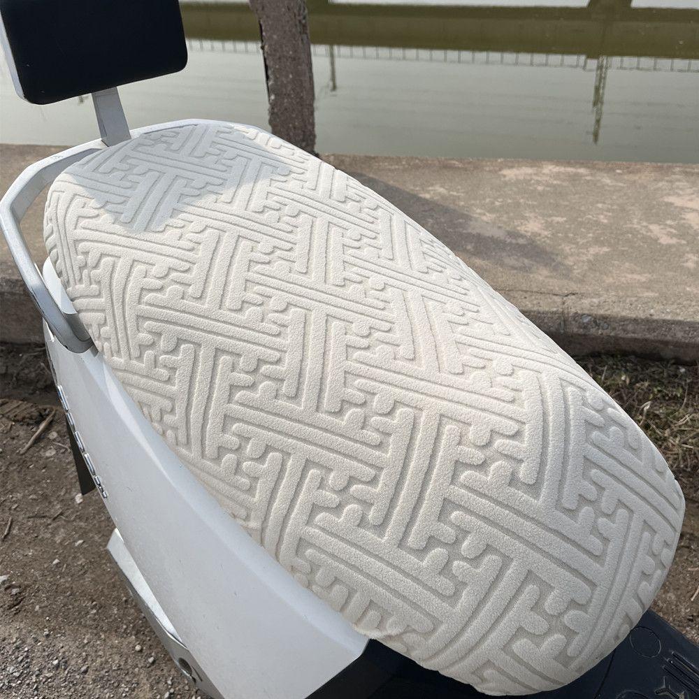 New Elastic Anti-Scalding Electric Car Seat Cushion Cover Battery Car Scooter Universal Sun Protection Four-Season Universal Anti-Slip