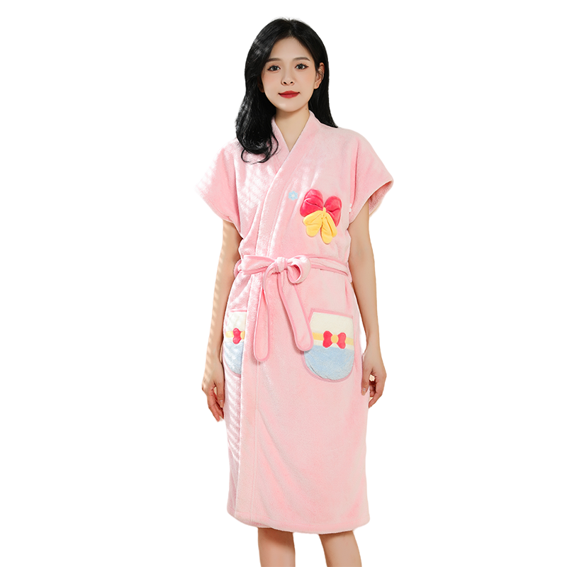 여성용 H1FW72X 목욕 타월 착용 및 포장 목욕 가운은 순수한면 성인 가정용 게으른 목욕 스커트보다 더 흡수적이고 빠른 건조