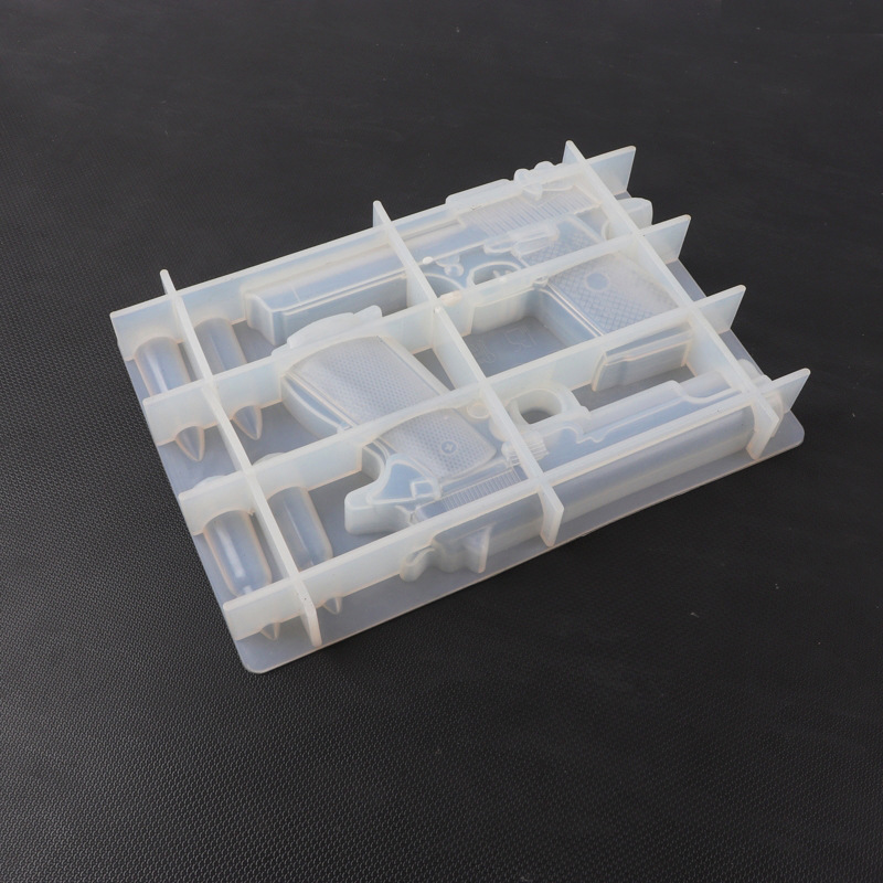 Fondant molde de silicona mini pistola bala pastel decoración molde DIY epoxi brillante molde para hornear