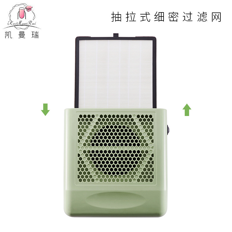 aspiradora de uñas transfronterizas de alta potencia japonesa 80W con filtro de polvo de uñas aspiradora de escritorio manicuras