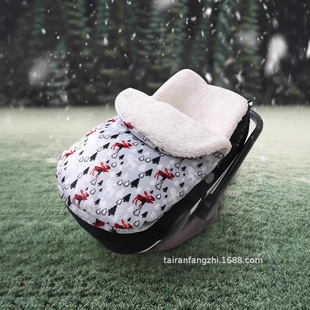 Baby Stroller Sleeping Bag Safety Seat Basket Sleeping Bag Windproof Double Safety Seat Cover Satety Seat