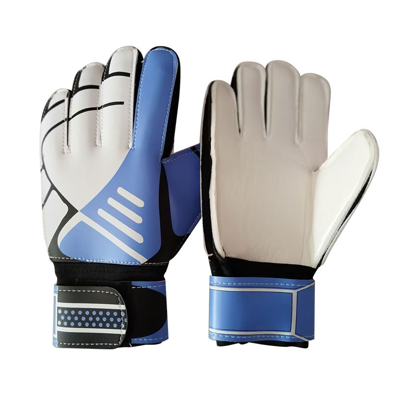 Guantes de portero de fútbol para niños y adultos, estudiantes de primaria, con protección para los dedos, guantes de portero de látex antideslizantes para entrenamiento para niños.