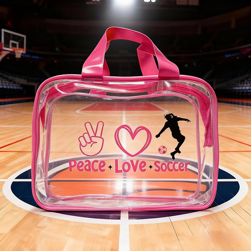 厂家批发pvc化妆品洗漱包便捷塑料收纳袋PVC透明化妆品拉链袋定