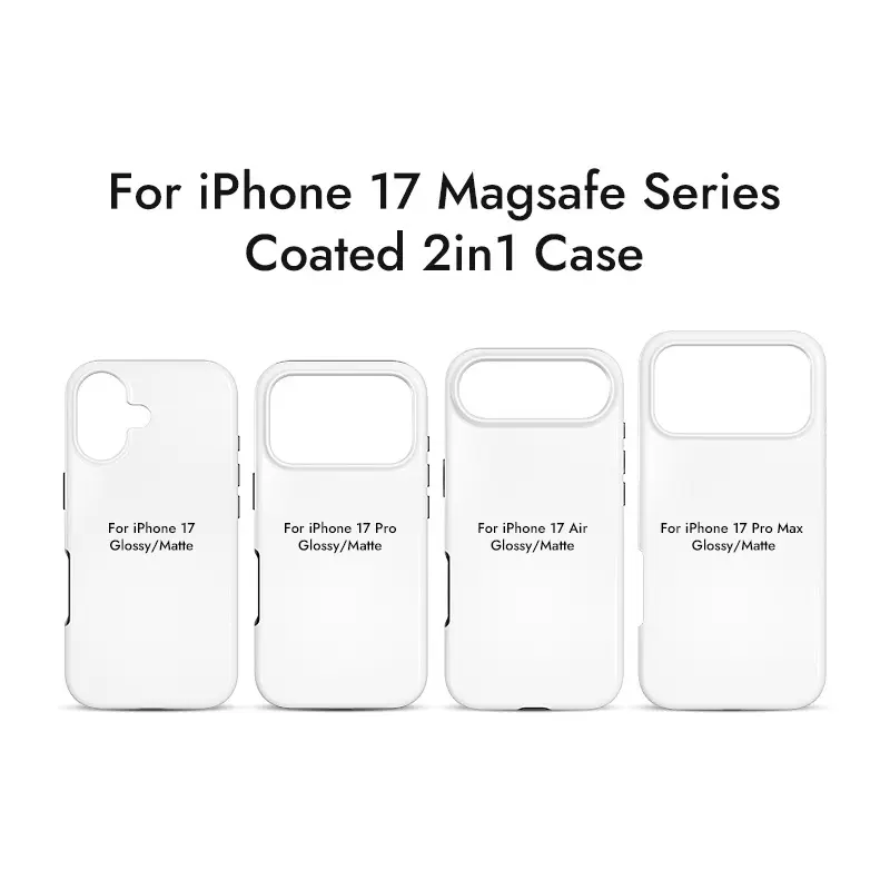 热转印IP17系列涂层磁吸手机壳闭口苹果17max二合一Air耗材批发