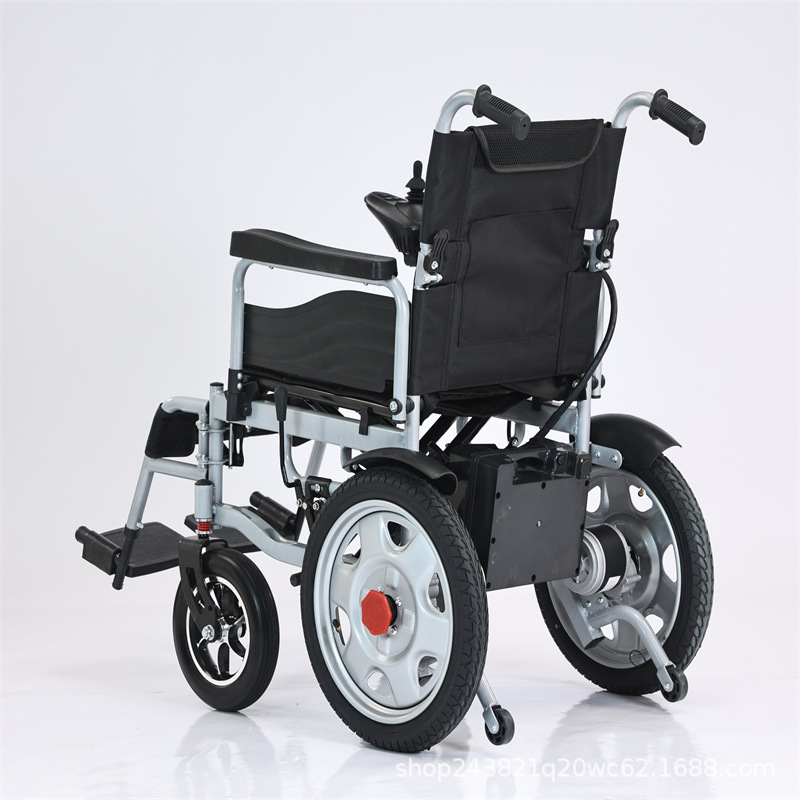 Cross-Border Customized Electric Wheelchair for the Elderly, Intelligent Automatic Folding Electric Wheelchair for Disabled People