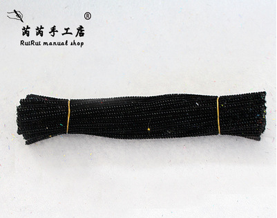 Colorido Raíz de lana Twist stick tira de lana accesorios de arcilla jardín de infantes DIY material hecho a mano limpiador de tuberías