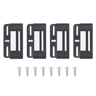 License plate holder/license plate holder Plastic License Plate Holder Simple - black-buckle-wide