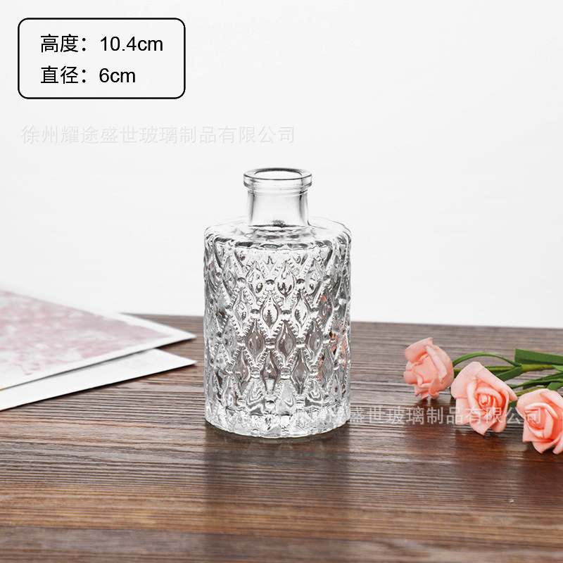 クロスボーダー卸売小さな花瓶装飾品、インスタイルホームデスクトップリビングルームフラワーアレンジメント、高級ガラス花瓶|undefined
