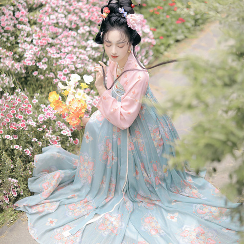 Tang Dynasty Hanfu Fairy dress for women chest Ru hanfu female skirt tang system improvement and elegant dust Chinese wind 