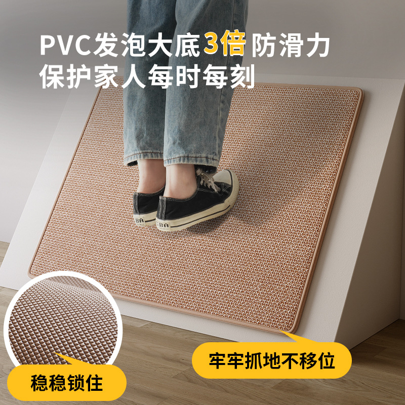 浴室フロアマット、浴室吸水マット、トイレドア滑り止めマット、浴室ドアマット、速乾カーペット