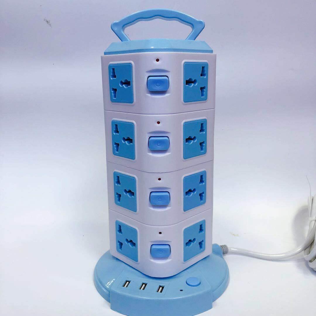 Enchufe vertical directo de fábrica con panel de conexión USB torre de computadora cableado multiusos