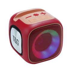 Cross-border new TG359 mobile phone holder Bluetooth speaker colorful led card audio supports tws couplet speakers