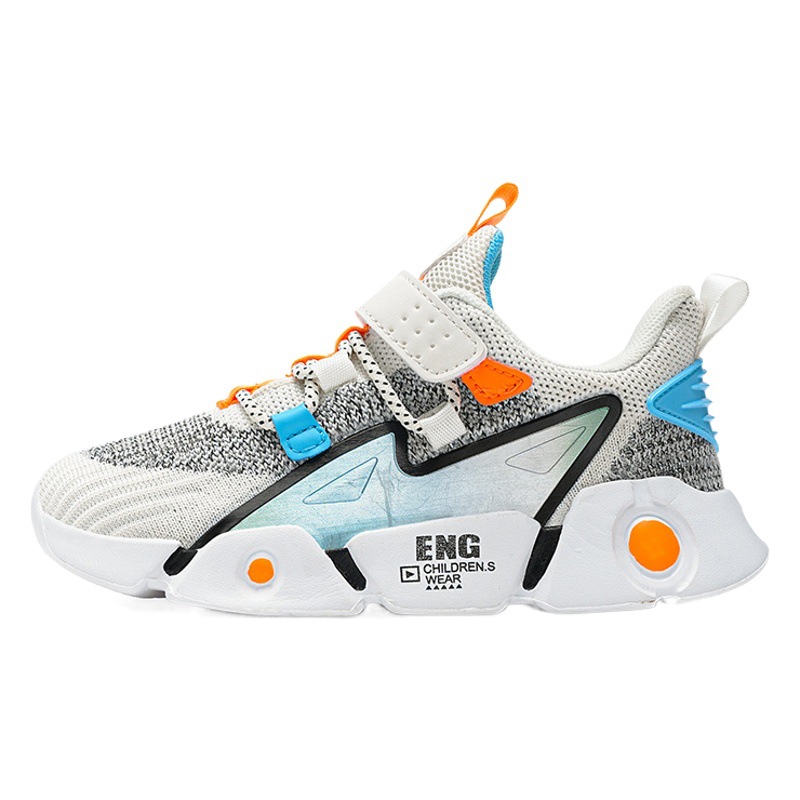 Zapatillas de Running de Malla Calada para Niños de Malla y Suela MD, Transpirable y Antideslizante
