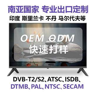 LED液晶电视机智能4K跨境外贸加工定制出口工厂南亚国家市场直供