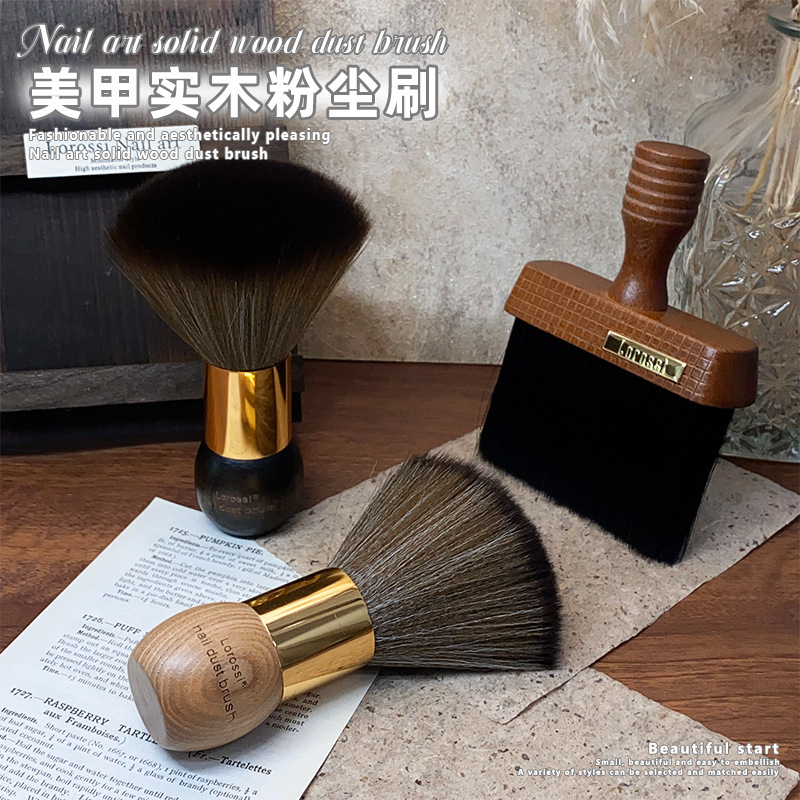 Nail Dust Brush Desktop Cleaning Brush Soft Bristle Brush Vacuum Cleaner Air Outlet Brush Dust Removal Brush Nail Salon Special Tool