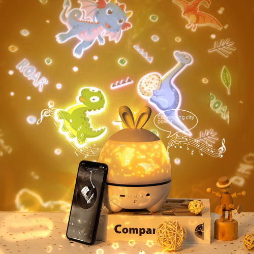 Starlight Projector Night Light Bedroom Bedside for Children's Room Creative Romantic Dreamy Rotation LED Night Light 