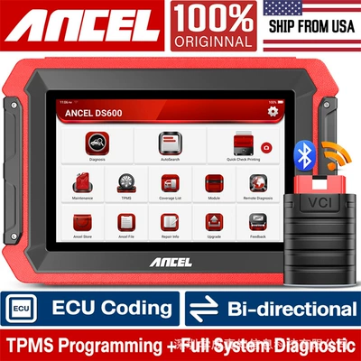 ANCEL DS600 car OBD full-system diagnostic instrument code reading and clearing maintenance tool overseas version