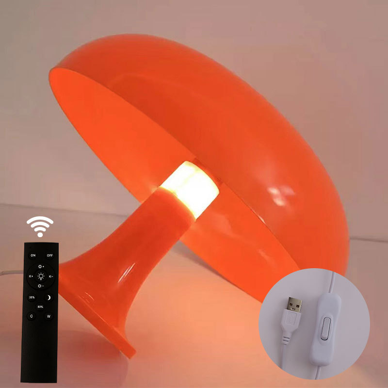 주황색 USB 조명 스트립 - 리모콘 포함