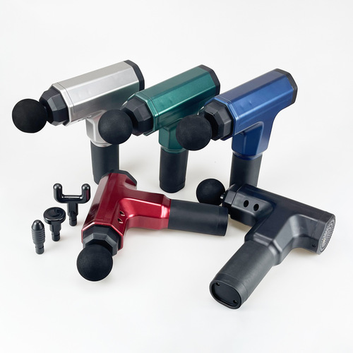 Factory wholesale cross-border fascia gun smart plug-in charging model muscle relaxer home electric massage gun