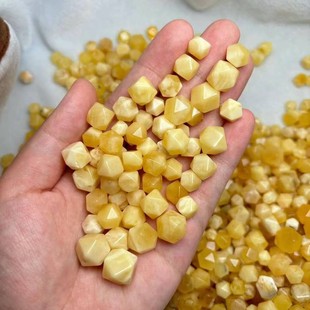 [Natural Raw Amber Beeswax] Russian Chicken Oil Yellow Eight Edge Beads 5-13mm Selected Perfect