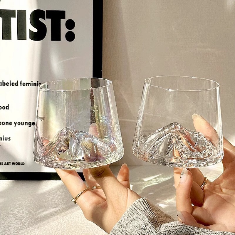 Japanese-style Fuji Mountain View Cup Premium Glass Cup Tea Cup Niche Design Foreign Wine Cup Whisky Cup Coffee Cup Japanese-style Fuji Mountain View Cup Premium Glass Cup Tea Cup Niche Design Foreign Wine Cup Whisky Cup Coffee Cup