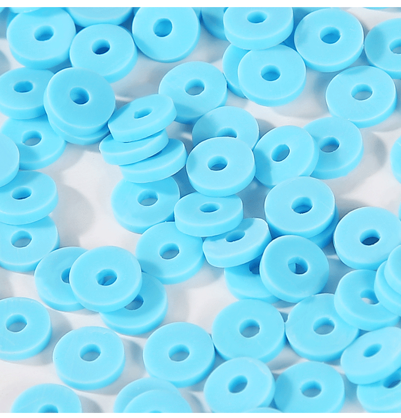 Hollow Out Design Soft Clay Round DIY Jewelry Accessories Beads