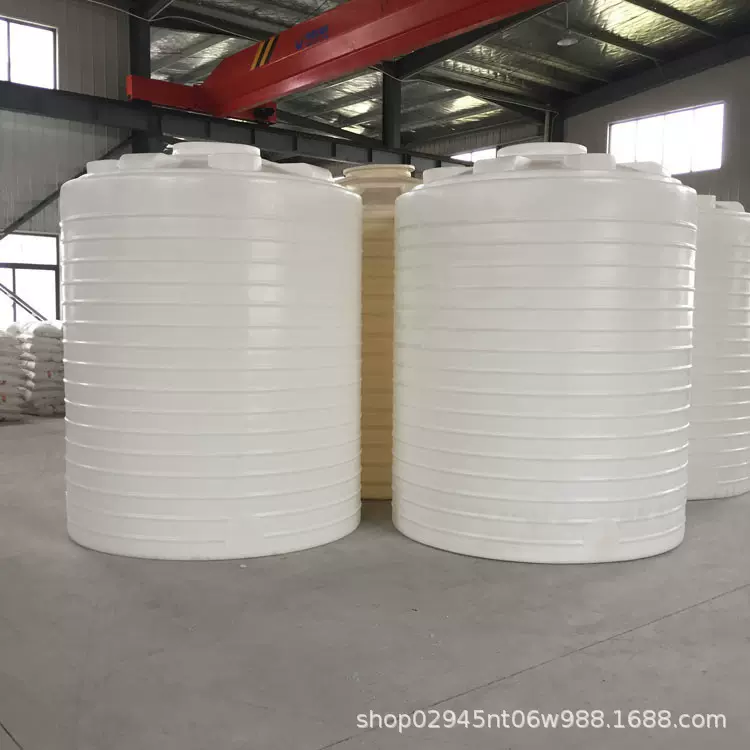 嘉兴20吨滚塑化工塑料储水罐立式大型水塔平底PE水箱