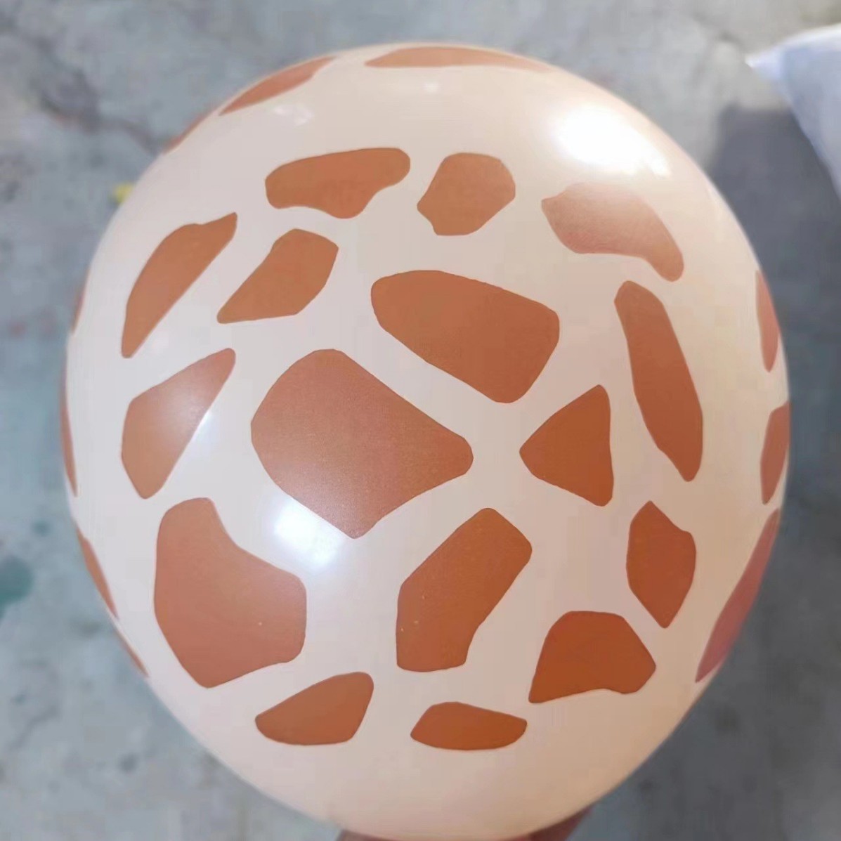 12 pulgadas engrosado globo de lunares Tanabata animal estrellado globo de sandía al por mayor decoración de fiesta de cumpleaños