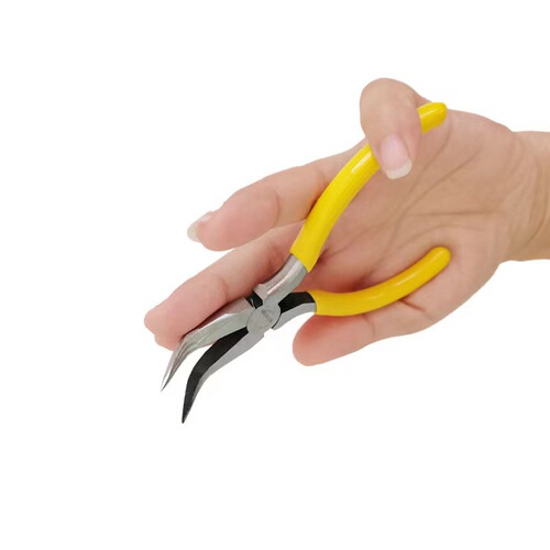 Chicken claw boneless bent head pointed pliers sandblasted handle 5 inch bone removal pliers can remove bones multi-purpose manual pliers 