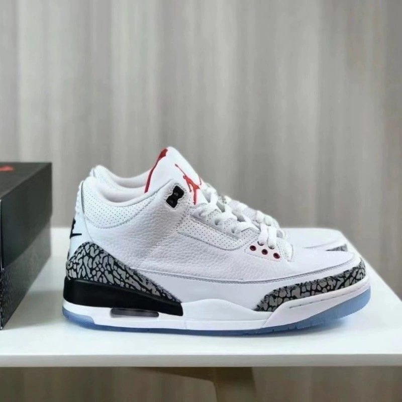 Air Jordan, белые универсальные баскетбольные кроссовки для мужчин и женщин