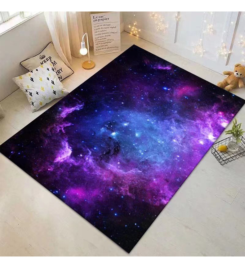 星空地毯,璀璨宇宙地毯,客厅地毯,满铺地毯