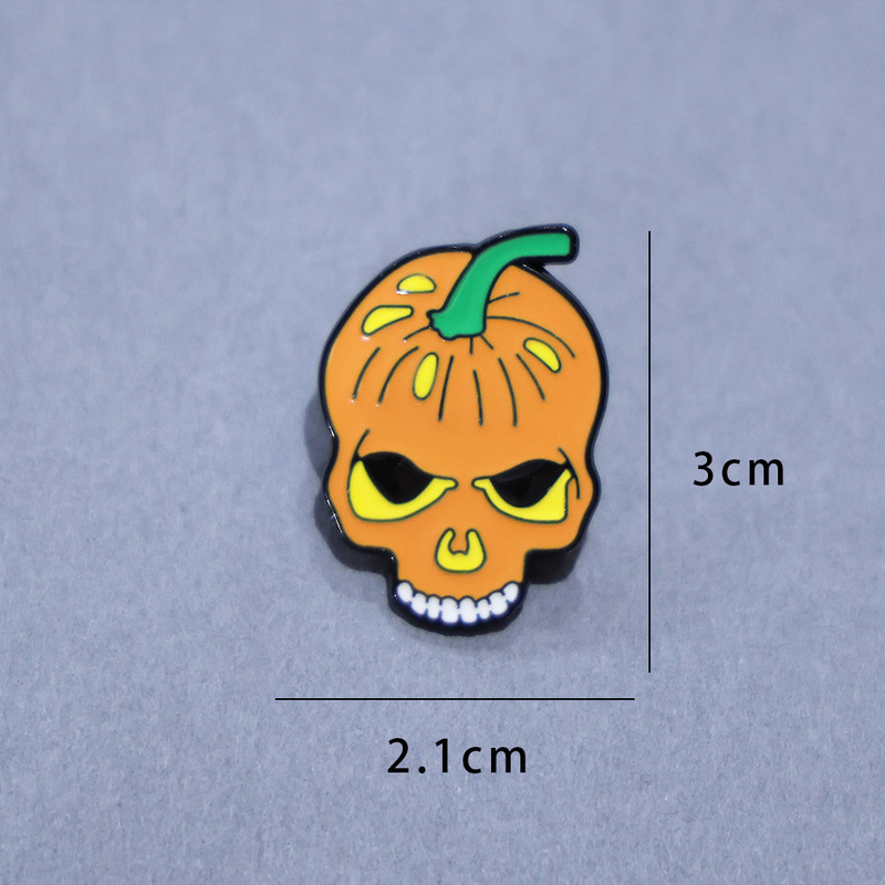 刀の幽霊のブローチのハロウィンの祝日の胸の花の服を持って針の個性の鬼の顔の胸の章の小さい幽霊のバッジをつけて卸売りします。|undefined