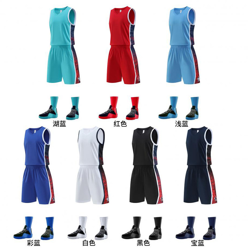 Dream Team American Basketball Uniform Set Youth Game Team Uniform Children's Basketball Vest Training Uniform Sports Suit