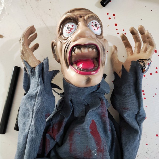 작은 사이즈, 파란색