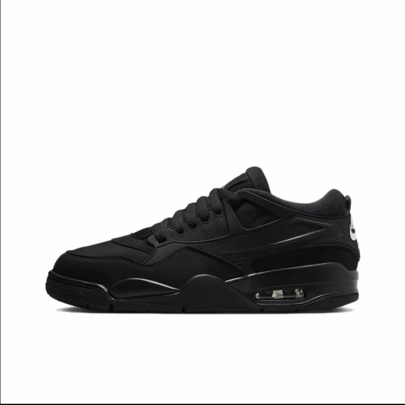 Zapatos de baloncesto de cuero de vaca original puros Pitian AJ4 zapatos antiderrapante retro zapatos de cuero de cabeza zapatos de hombre y mujer