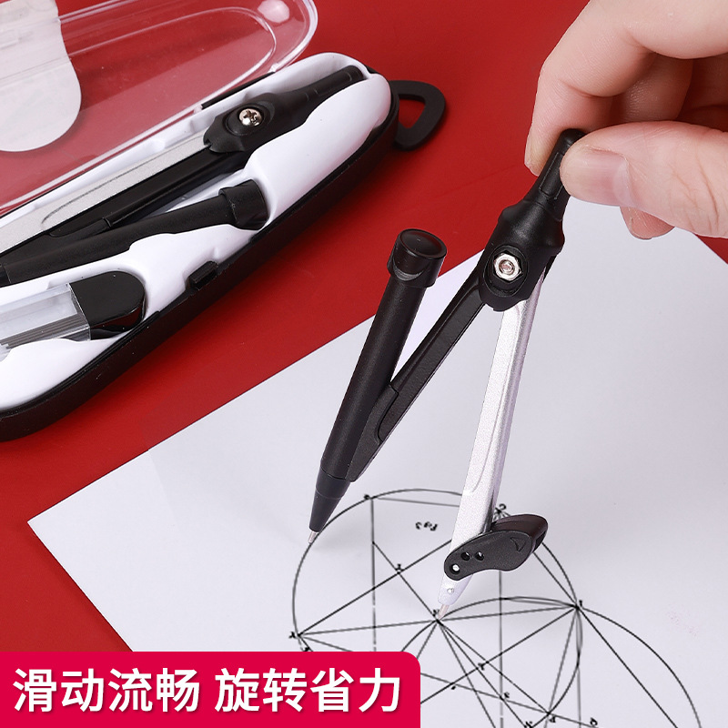 Regla de brújula especial para estudiantes, regalos para estudiantes, artículos de estudio, reglas triangulares, papelería al por mayor