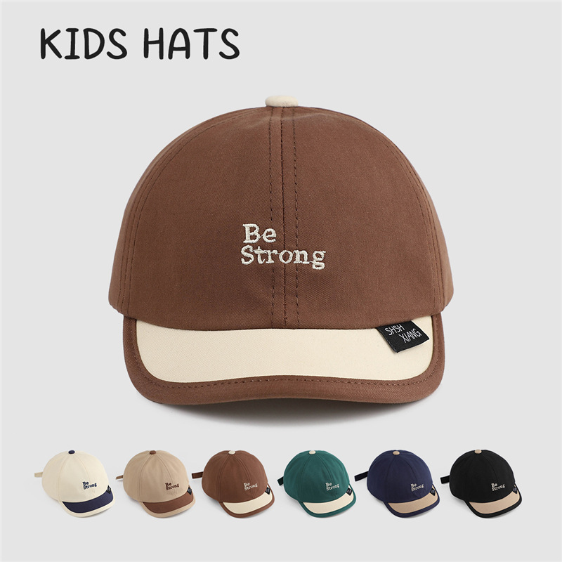 Sombrero para bebés primavera y otoño gorra corta gorra de lengua gorra para bebés de verano viajan gorra de béisbol universal de protección solar