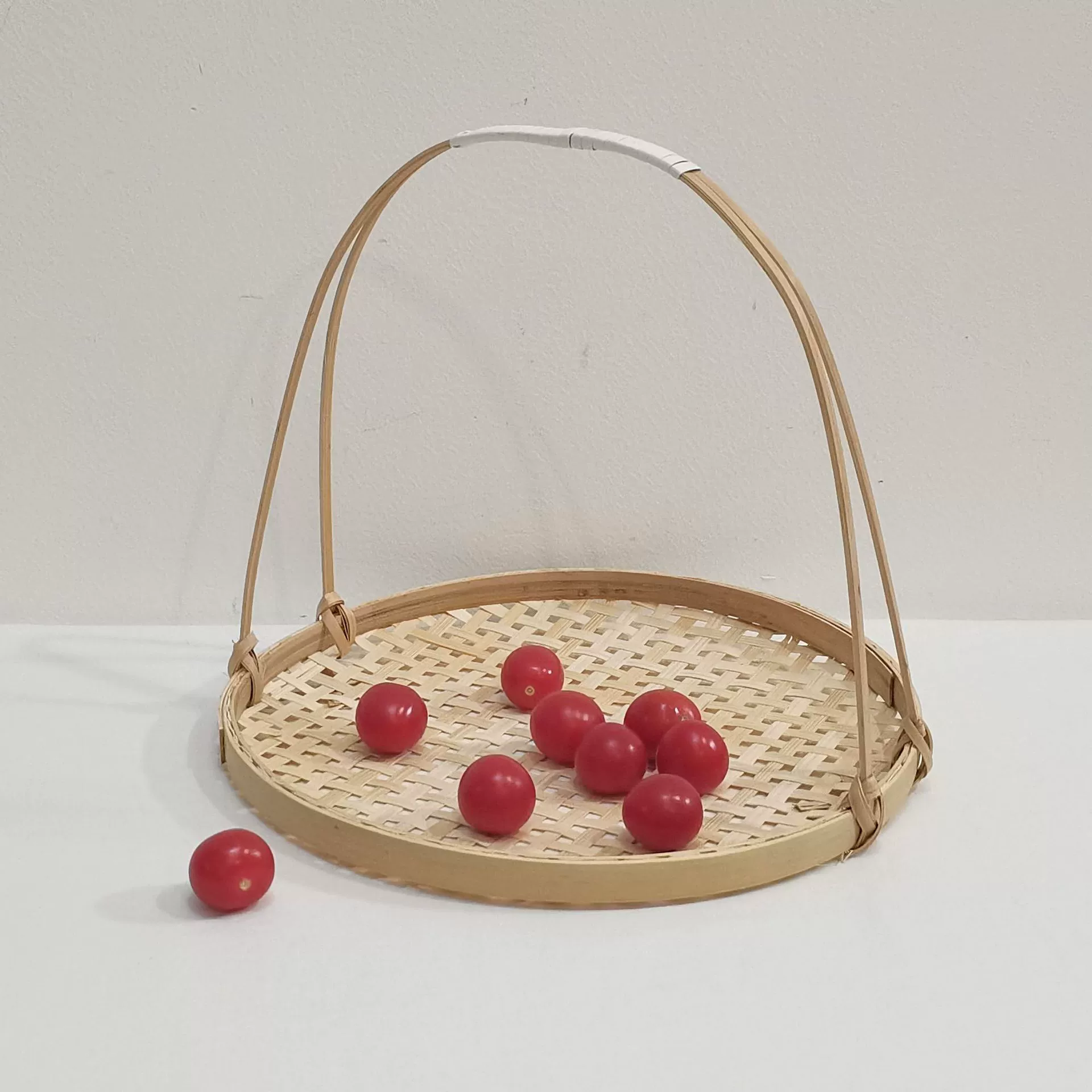 Bamboo handmade bamboo basket handbin handbin hand -looting gift wholesale cake basket small bamboo basket mini bamboo editor basket