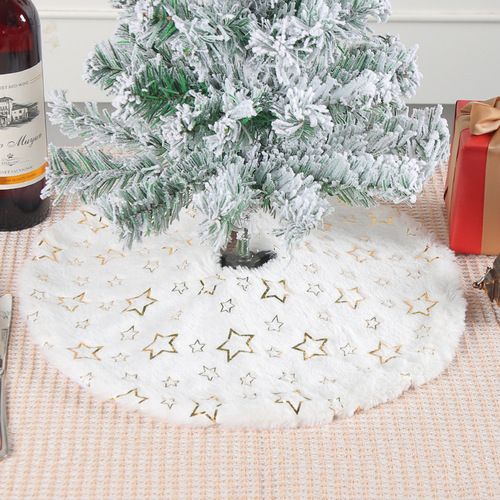 Wholesale New Cross-border Mini Christmas Tree Skirt Decoration, Small Christmas Tree Skirt Decorations, Tabletop Christmas Tree Decorations, Christmas Supplies
