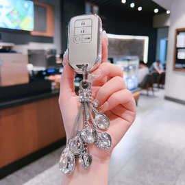 适用图片钥匙套十代思域雅阁xrv型格crv皓影飞度英仕派冠道缤智包