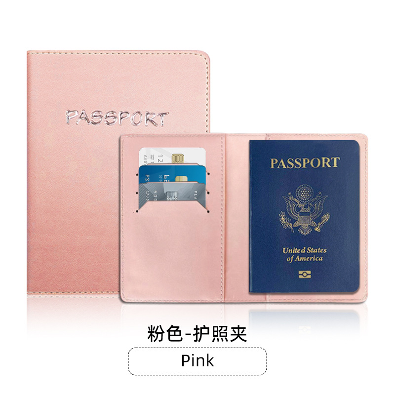En stock pu cuero viajes negocios regalos pueden agregar logo pasaporte cubierta bolsa pasaporte titular cubierta protectora equipaje etiqueta traje