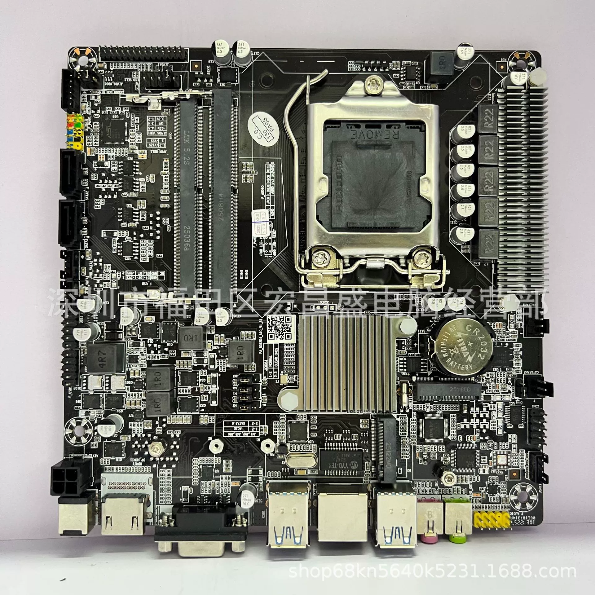 Новaя материнская плата ITXB365 компьютер All-in-One D4 память LGA1151 пин 12V с поддержкой M.2 поддерживает 6–9 поколения CPU
