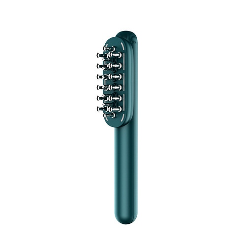 Cross-border colored light radio frequency comb microcurrent scalp applicator massage comb electric high frequency vibration hair care device