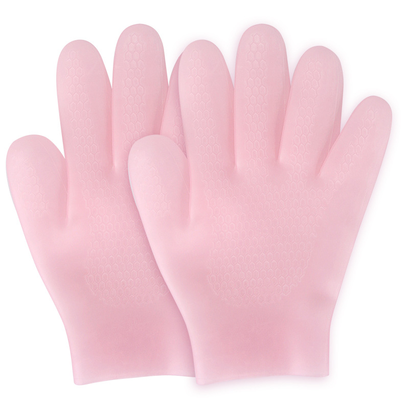 Silicone moisturizing exfoliating hand mask