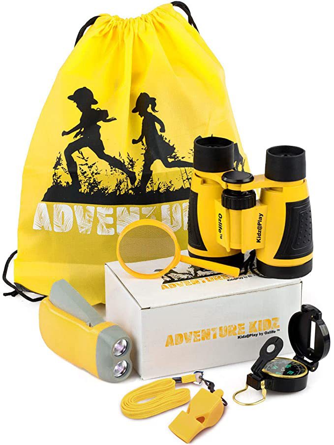 Telescopio infantil con kit de observación de insectos, juguetes educativos de exploración al aire libre para niños