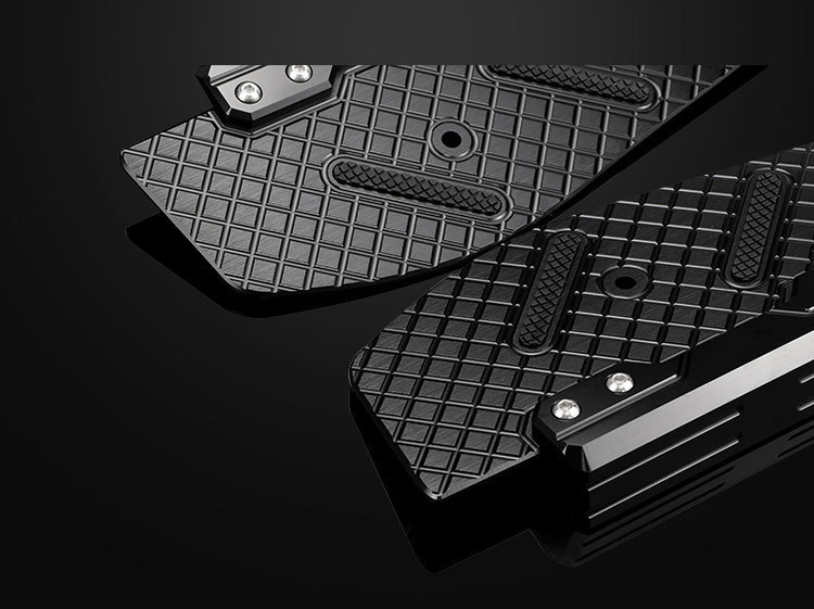 Suitable for 17-25 Models of Yamaha Xmax300 Modified Foot Pedals, Aluminum Alloy Foot Pads, Thickened Footrests
